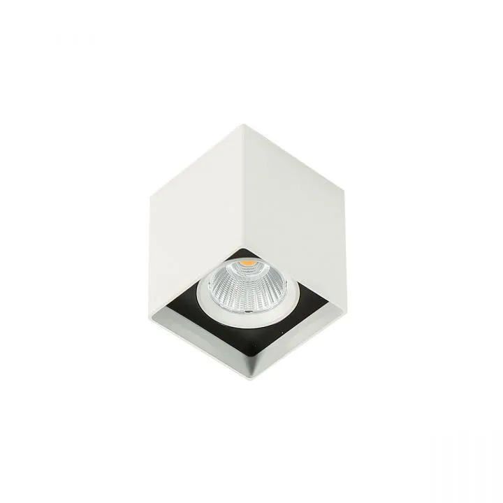 Alden White Black, nowoczesna lampa natynkowa, biało czarna, LED, 3000K, SLC78002/12W 3000K WH+BL